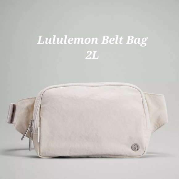 lululemon athletica Handbags - Lululemon White Opal Everywhere Belt Bag 2L